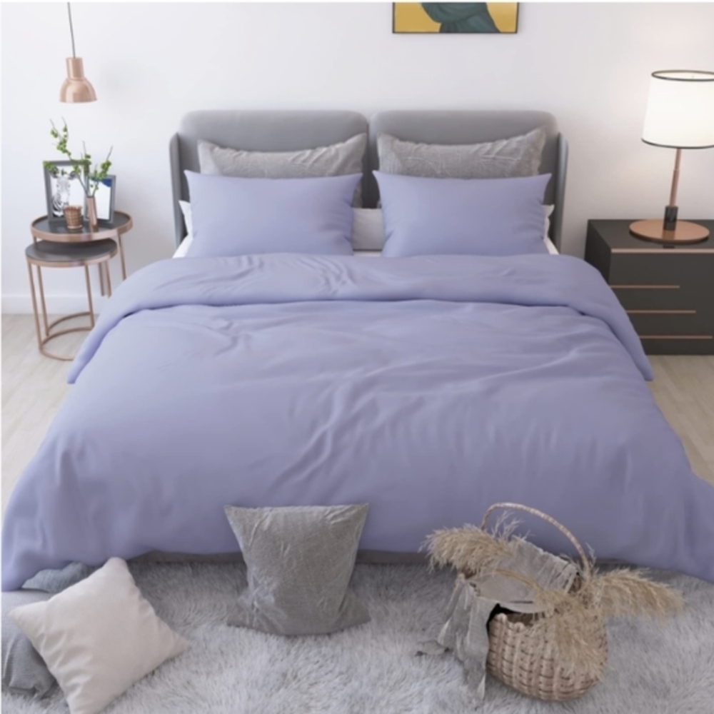 BedStory Queen Duvet Cover Set 3pc 100% Cotton NWT